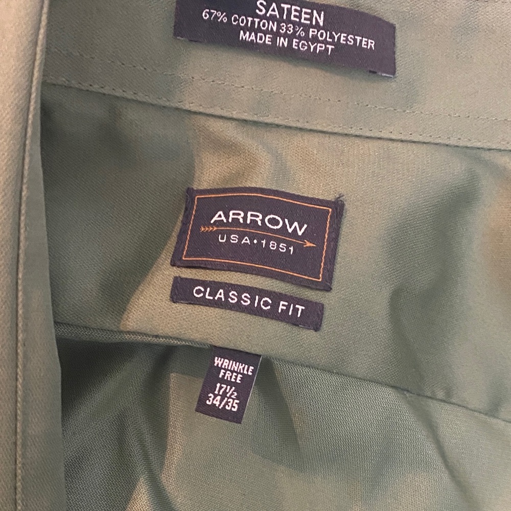 Arrow Men's Sateen Olive Jacket